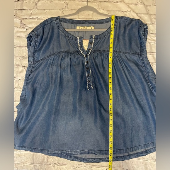 NWT We The Free Summer Love Top - Indigo - Size Small Oversized - Picture 17 of 17
